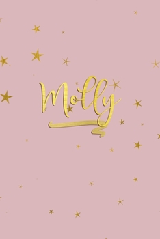 Paperback Molly: Personalized Journal to Write In - Rose Gold Line Journal Book