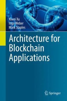 Hardcover Architecture for Blockchain Applications Book