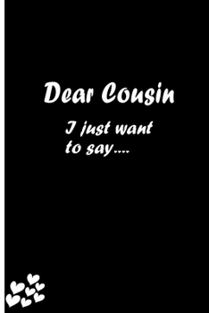 Dear Cousin: Feelings Journal - Grief Journal / A Journal of Loss and Remembrance / Grief Recovery Handbook / Books About Loss / Bereavement Journal / Grieving the Loss of Cousin