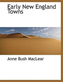 Early New England Towns