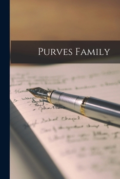 Paperback Purves Family Book