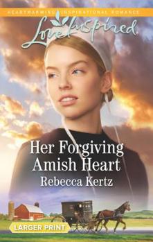 Mass Market Paperback Her Forgiving Amish Heart [Large Print] Book