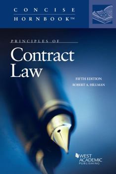 Paperback Principles of Contract Law (Concise Hornbook Series) Book