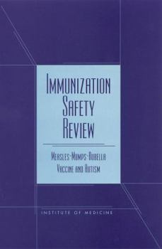 Paperback Immunization Safety Review: Measles-Mumps-Rubella Vaccine and Autism Book