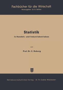 Paperback Statistik in Handels- Und Industriebetrieben [German] Book