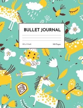 Paperback Bullet Journal: Adorable Unicorn Dot Grid Notebook - Dotted Note Pad for Kids, Girls, Teens, Tweens, Women - Gifts for Birthday and Ch Book