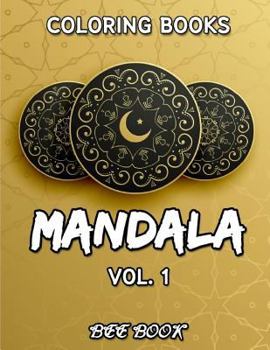 Paperback Coloring Book Vol. 1 Mandala by Bee Book