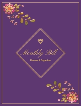 Paperback Monthly Bill Planner & Organizer: Daily Bill Budgeting Planner, Monthly Bill Planner With Income List, Weekly Expense Tracker, Expense Tracker, Budget Book