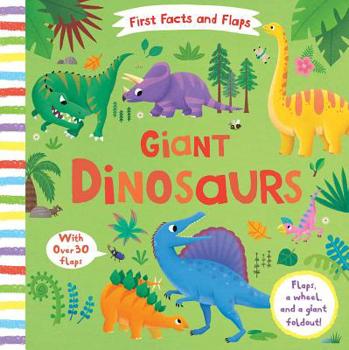 Board book First Facts and Flaps: Giant Dinosaurs Book