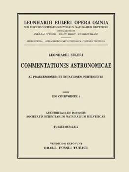 Hardcover Commentationes Astronomicae AD Praecessionem Et Nutationem Pertinentes. Second Part [Latin] Book