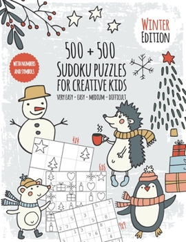 Paperback Seasons Sudoku Book for creative kids: Puzzle fun for children - Sudoku book with 500 numbers and symbol Sudokus - Difficulty very easy to difficult - Book