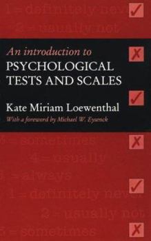 Paperback Introduction to Psychological Tests and Scales: Book