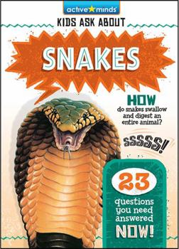 Paperback Active Minds Kids Ask About Snakes Book
