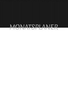 Paperback Monatsplaner: Monatskalender, Terminplaner und Familienplaner. Zum Planen, Organisieren und Notieren. 2020 [German] Book