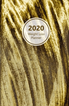 2020 Weight Loss Planner: Meal and Exercise trackers, Step and Calorie counters. For Losing weight, Getting fit and Living healthy. 8.5" x 5.5" (Half ... leaf look, close-up. Soft matte cover).