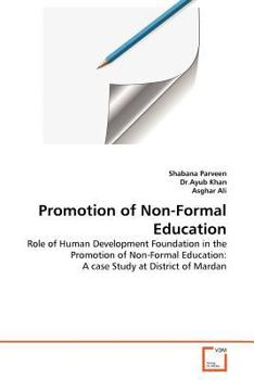 Paperback Promotion of Non-Formal Education Book