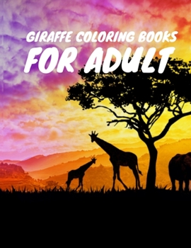 Paperback Giraffe coloring books for adult: Relaxing Coloring Book For Grownups Designs with Henna, Paisley and Mandala Style Patterns Animal Coloring Books Book