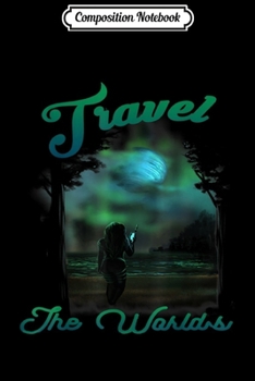 Composition Notebook: Sci fi Alien planet with Female Explorer  Journal/Notebook Blank Lined Ruled 6x9 100 Pages