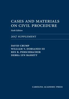 Paperback Cases and Materials on Civil Procedure: 2017 Document Supplement Book