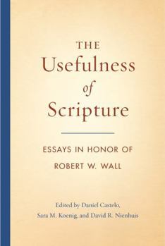 Hardcover The Usefulness of Scripture: Essays in Honor of Robert W. Wall Book