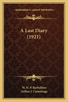 Paperback A Last Diary (1921) Book
