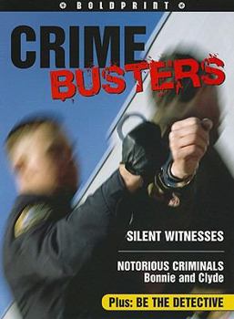 Paperback Steck-Vaughn Boldprint Anthologies: Individual Student Edition Purple Crime Busters Book