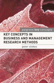 Paperback Key Concepts in Business and Management Research Methods Book