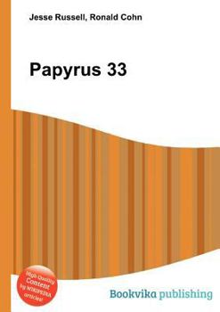 Paperback Papyrus 33 Book