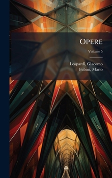 Hardcover Opere [Italian] Book