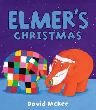 Hardcover Elmer's Christmas Book