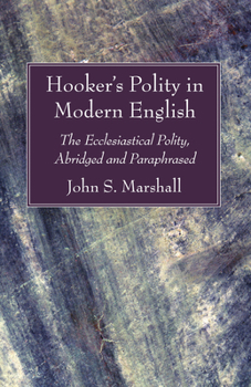 Paperback Hooker's Polity in Modern English Book