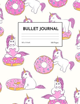 Bullet Journal: Adorable Unicorn Dot Grid Notebook - Dotted Note Pad for Kids, Girls, Teens, Tweens, Women - Gifts for Birthday and Christmas | Design 98847