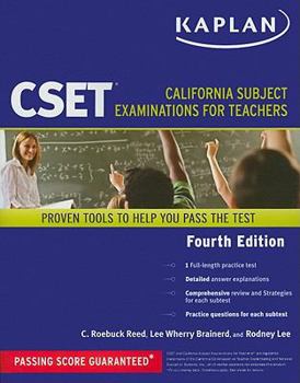 Paperback Kaplan CSET: California Subject Examinations for Teachers Book