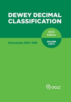 Paperback Dewey Decimal Classification, 2023 (Schedules 200-599) (Volume 2 of 4) Book