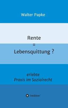 Hardcover Rente = Lebensquittung? [German] Book
