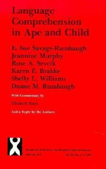 Paperback Language Comprehension in Ape and Child Book