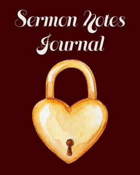 Sermon Notes Journal: An Inspirational Worship Notebook