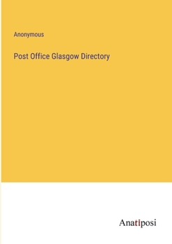 Paperback Post Office Glasgow Directory Book