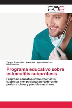 Paperback Programa educativo sobre estomatitis subprótesis [Spanish] Book