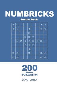 Paperback Numbricks Puzzles Book - 200 Master Puzzles 9x9 (Volume 4) Book