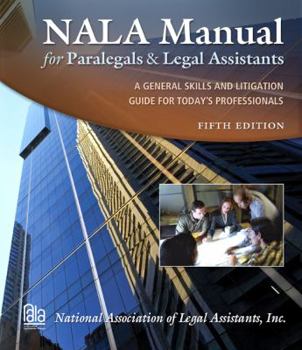 Hardcover NALA Manual for Paralegals and Legal Assistants [With Citation Guide] Book