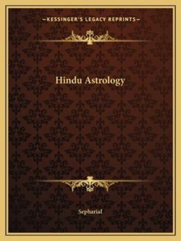 Paperback Hindu Astrology Book