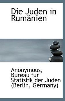 Paperback Die Juden in Rumanien [German] Book