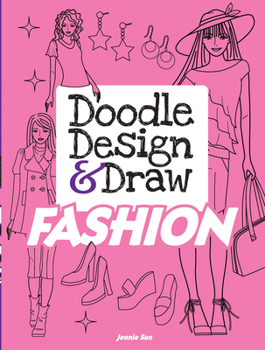 Paperback Doodle Design & Draw Fashion Book