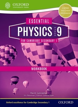 Spiral-bound Essential Physics for Cambridge Secondary 1 Stage 9 Workbook Book