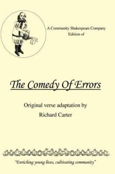Paperback A Community Shakespeare Company Edition of THE COMEDY OF ERRORS Book