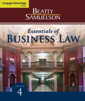 Paperback Essentials of Business Law Book