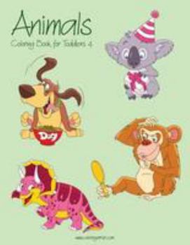 Paperback Animals Coloring Book for Toddlers 4 Book