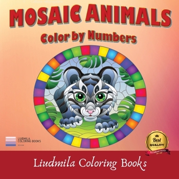 Mosaic Animals Color By Number: Mosaic Animals Color By Number: Coloring with numeric worksheets, Color by number for Adults and Children with colored pencils.Advanced color By Number.