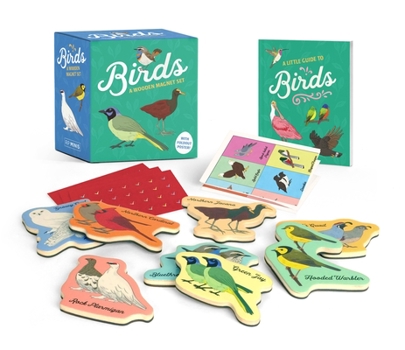 Paperback Birds: A Wooden Magnet Set [With Poster and Magnet(s)] Book